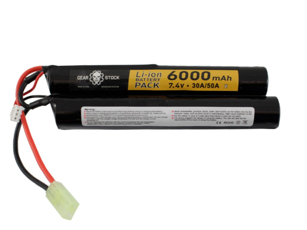 Enhance your airsoft experience with the 7.4v 6000mAh Tamiya Nunchuck Battery. Long-lasting, reliable power for extended gameplay. Available at ReplicaAirguns.ca.