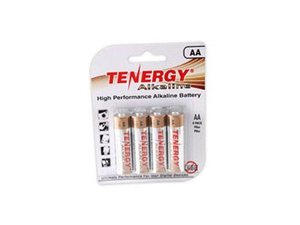 Tenergy 1.5V Alkaline AA Batteries - 4 Pack