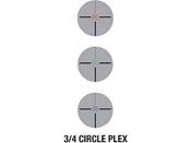 4x32 Tri Illuminated Scope W/Fiber Optic Sight 3/4 Circle Plx Reticle