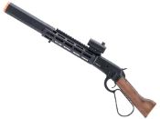 Explore the realism of the A&K 1873RS Gas Non-Blowback Airsoft Rifle. Real wood stock, versatile customization, and internal 25rd magazine. Buy now at ReplicaAirguns.ca for authentic airsoft gameplay.