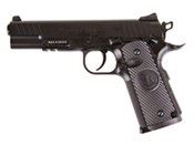 Explore the ASG STI Duty One 1911 Blowback Airsoft Pistol - semi-automatic, metal slide, integrated weaver rail, and discreet CO2 compartment. Available at ReplicaAirguns.ca.