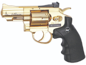 Dan Wesson 2.5 Inch Gold BB Revolver 4.5mm CO2
