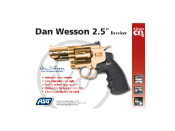 Dan Wesson 2.5 Inch Gold BB Revolver 4.5mm CO2