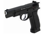 Explore the ASG CZ 75 CO2 Blowback BB Pistol with full metal construction. Semi-auto action, 17-round capacity, and 320fps velocity. Available at ReplicaAirguns.ca.