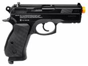 View detailed images of the ASG CZ 75D Compact Airsoft Pistol. Experience the realism with fully licensed CZ trademarks. Available at ReplicaAirguns.ca.