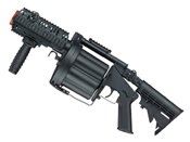 xplore the versatility of the Adjustable Length Airsoft Grenade Launcher, with a range of 725-630mm and a 200mm barrel. An essential tool for airsoft enthusiasts.