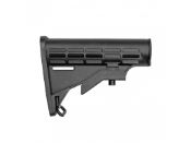 Durable, adjustable M4-style stock for AR-15/AR-10. QD sling studs, matte finish. Lifetime warranty.
