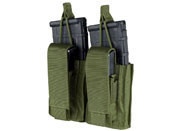 AR/M4 .223/5.56 and single/double stack pistol magazines. Features adjustable/removable flap, MOLLE compatibility.