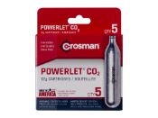 Crosman's 12-gram CO2 cartridges offer rapid shooting and reliable performance. Get a 5-count package for uninterrupted shooting fun.