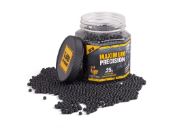 Crosman's 6mm Airsoft BBs in black, 5000 rounds of .25g plastic ammunition ideal for various airsoft guns—suitable for CO2, Green Gas, spring, and AEG airsoft guns.