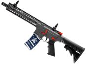 Crosman R1 Fallen Patriots Blowback CO2 Full Auto BB Rifle - Realistic M4/AR styled airgun with blowback action, semi and full-auto shooting, 25 round magazine, and adjustable stock.