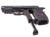 Discover the Crosman Night Stalker CO2 BB Pistol, shooting at 420 FPS with realistic build, blowback action, and integrated laser for accurate targeting at ReplicaAirguns.ca.