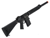Explore the CYMA SR25 Airsoft AEG Rifle with precision, power, and versatility. Equipped with a metal alloy receiver, free float M-LOK handguard, and TM compatible Ver. 2 gearbox.