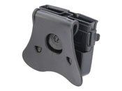 Discover the versatile Amomax Universal Double Magazine Pouch, compatible with various caliber single or double stack magazines. Available at ReplicaAirguns.ca for shooting sports, tactical use, and personal defense.