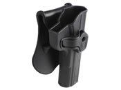 Versatile Amomax Holster for Sig Sauer P320 Full Size. Offers 4 carrying platforms - paddle, belt clip, MOLLE, and drop leg. Available at ReplicaAirguns.ca.