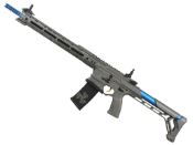 Explore the G&G Cobalt Kinetics BAMF Team AEG Airsoft Rifle, featuring CNC machined receivers, MOSFET, ambidextrous controls, and auto-drop advance magazine. Fully licensed and available at ReplicaAirguns.ca.