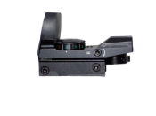 Enhance your aiming precision with the Red Dot Sight featuring a Green Laser. 22mm objective, 5 levels of illumination. Available at ReplicaAirguns.ca.