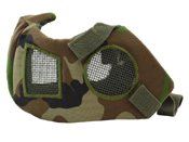 Stay protected with our Airsoft Face Mask. Heavy-duty nylon and steel mesh construction. Padded lining, contoured design for goggles and helmets. Available at ReplicaAirguns.ca.