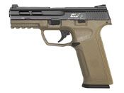 Explore the ICS BLE-XAE Gas Blowback Pistol - a lightweight, polymer-framed sidearm with ambidextrous controls. High-quality construction, realistic blowback action. Buy now! 