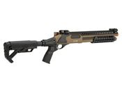 Explore the Jag Arms SPX2 Scattergun, a high-quality green gas pump-action airsoft shotgun with realistic features. Buy now at ReplicaAirguns.ca.