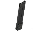 Enhance your airsoft game with the Echo1 Wolfsbane M1911 Gas Pistol Magazine. Compatible with Wolfsbane M1911 Gas Pistol, 31-round capacity, powered by green gas. Heavyweight construction with a matte black finish. Get it at ReplicaAirguns.ca.