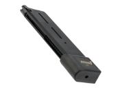 Enhance your airsoft game with the Echo1 Wolfsbane M1911 Gas Pistol Magazine. Compatible with Wolfsbane M1911 Gas Pistol, 31-round capacity, powered by green gas. Heavyweight construction with a matte black finish. Get it at ReplicaAirguns.ca.