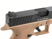 Explore the KJ Works KP-13 CO2 Blowback Airsoft Pistol. Metal and polymer construction, 24-round magazine, and claimed 366+ FPS. Buy CO2, Green Gas, and magazines at ReplicaAirguns.ca.