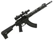Explore the Krytac Trident 47 SPR-M Airsoft Rifle with customizable features. Billet-style aluminum alloy body, Defiance TR110 rail system, and ambidextrous controls. Buy now at ReplicaAirguns.ca.