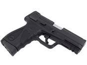 Experience the precision of the KWC PT 24/7 G2 CO2 Blowback Airsoft Pistol, a faithful replica of the Taurus PT 24/7 G2. With a lightweight polymer frame and a metal slide