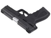 Experience the precision of the KWC PT 24/7 G2 CO2 Blowback Airsoft Pistol, a faithful replica of the Taurus PT 24/7 G2. With a lightweight polymer frame and a metal slide