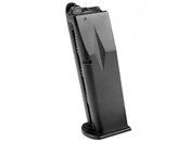 Upgrade your airsoft gear with the KWC 92FS CO2 Blowback Magazine. Compatible with the KWC 92FS CO2 Blowback Steel BB Pistol, this magazine holds 18 rounds of .177 caliber steel BBs. 
