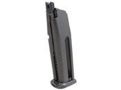 Enhance your airsoft experience with the KWC 75 TAC CO2 Airsoft Magazine. Crafted with full metal construction, this pistol magazine holds 17 6mm BBs and accommodates a 12g CO2 cartridge
