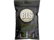 Enhance your airsoft experience with BLS Perfect BB Tracer Ammo. 6mm, 0.20g, 5000 rounds of white, glow-in-the-dark BBs. Precision and luminance for all FPS ranges. Biodegradable for environmental friendliness.