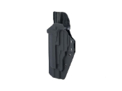 Enhance your airsoft experience with the Beretta M93r Left-Hand Holster. Low-profile, Kydex construction with adjustable retention. Available at ReplicaAirguns.ca.