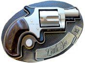 Little Joe Nickel Blank Gun with Belt Buckle