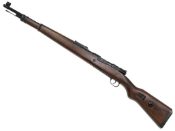 Explore realism with the S&T Matrix KAR98K Airsoft Rifle. Crafted with real wood and metal, the bolt-action rifle weighs over 7 pounds. The rustic finish adds authenticity, replicating the WWII-era Kar98k.