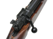 Explore realism with the S&T Matrix KAR98K Airsoft Rifle. Crafted with real wood and metal, the bolt-action rifle weighs over 7 pounds. The rustic finish adds authenticity, replicating the WWII-era Kar98k.