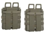 High-quality ABS polymer holster by Avengers designed for 7.62mm style rifle mags. Secure fit with rubber MOLLE strap. Quick and easy magazine draw. Buy now at ReplicaAirguns.ca.