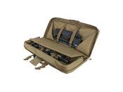 Securely carry and organize two AR and AK pistols, subguns, or folding carbines with the Deluxe Double Pistol Carbine Case in Green. Padded compartment, divider, and additional storage pouches offer optimal protection and organization.
