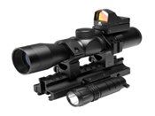 Ncstar Tactical Triple Threat Rifle Scope Combo