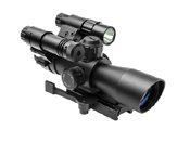 Ncstar Total Targeting System P4 Sniper Scope Green Laser Flashlight