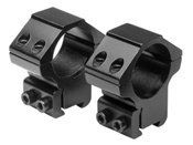 NcStar 1 Inch X 1.1 Inch High 3/8 Inch Dovetail Black Rings
