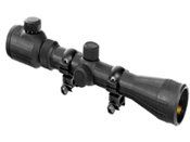 Ncstar Rubber Armored 3-9X40 Green Ill. Rifle Scope