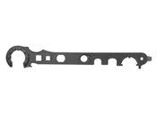 Upgrade and maintain your AR-15/M4/M16 with the AR15 Multi-Function Armorer's Wrench - Generation 2. This steel construction tool includes a barrel wrench, flash suppressor wrench, collapsible stock castle nut wrench