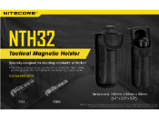 Secure and carry your tactical flashlight with the Nitecore NTH32 hard shell holster. Magnetic closure, MOLLE-compatible strap, and designed for P20i, P20iX, P23i. Buy now at ReplicaAirguns.ca!