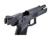 Explore the KJ Works CZ P-09 GBB Airsoft Pistol at ReplicaAirguns.ca. Durable metal & polymer construction, 25-round capacity, and realistic 376 FPS. Buy CO2, Green Gas, and magazines.