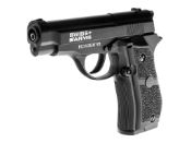 Explore the Swiss Arms 4.5mm BB Pistol at ReplicaAirguns.ca. Durable full metal construction, semi-auto firing, and detachable 20-round magazine. CO2 cartridges not included.