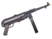 Explore the MP40 CO2 Gas Blowback Airsoft Pistol, a durable and authentic replica of the iconic 1940 German machine pistol. Full metal construction, gas blowback, and adjustable hopup. Buy the magazine and CO2 cartridges at ReplicaAirguns.ca.