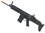 Explore the fully licensed FN SCAR-H Airsoft AEG Rifle at ReplicaAirguns.ca. Aluminum upper receiver, nylon lower, ambidextrous controls. Buy now for an authentic airsoft experience!