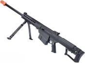 Barrett Licensed M107A1 Bolt Action Airsoft Sniper Rifle - Black